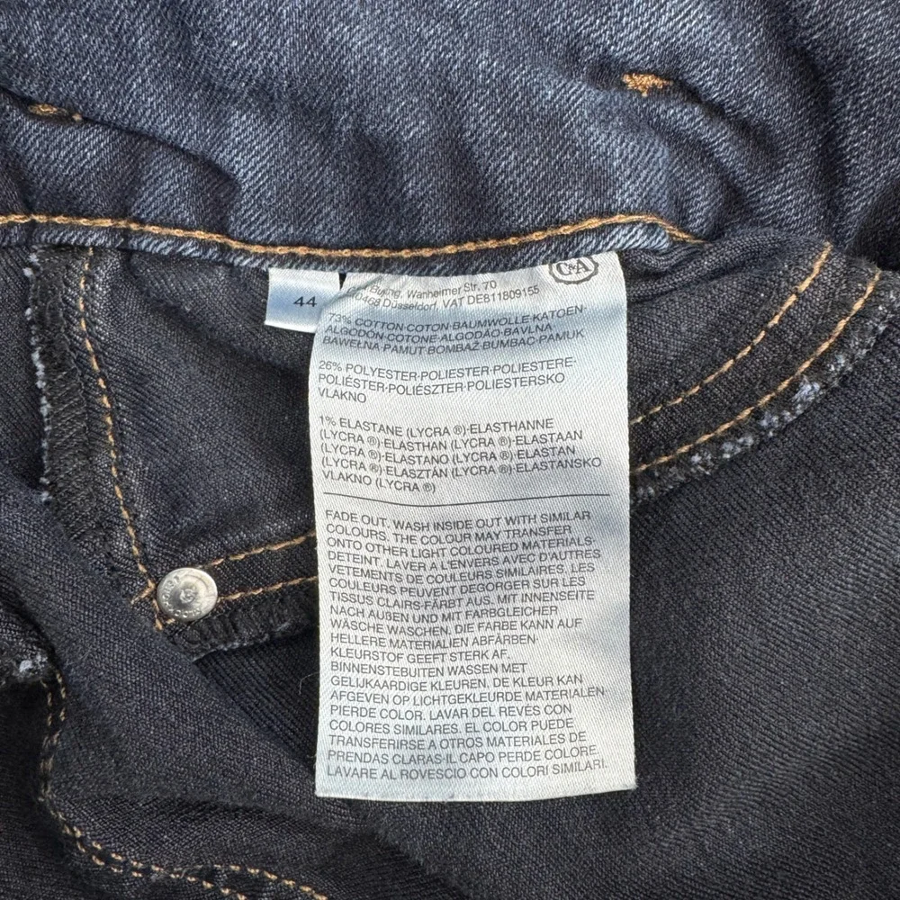 Clockhouse‎ Womens High Waisted Skinny Jeans Dark Wash 4-Button Fly Size 44